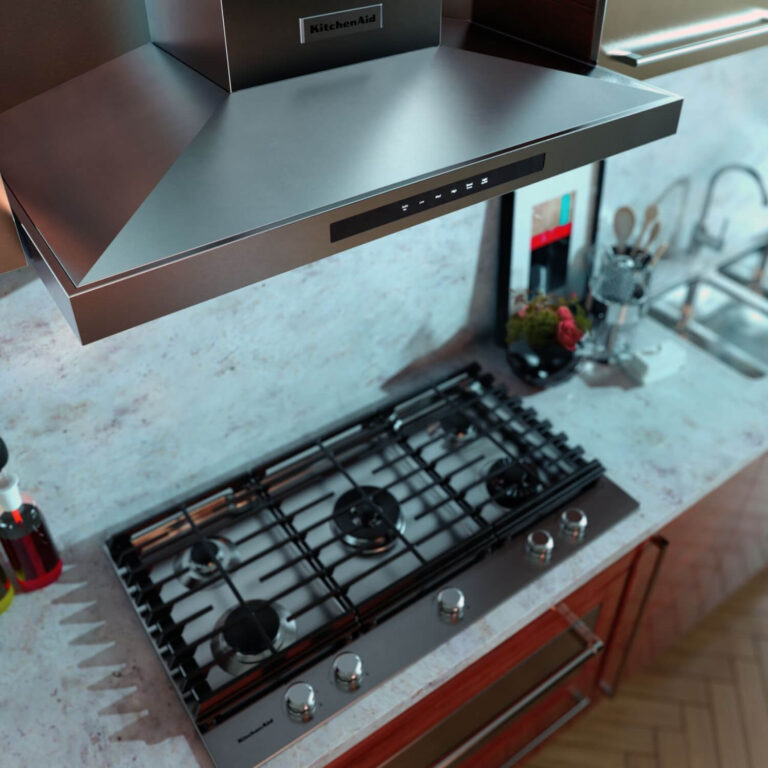 KitchenAid® 36” Cooktop KCGS356ESS Appliance Haus